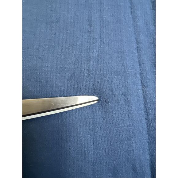 Calida Womens Medium Navy Blue 100% Cotton V Neck T-Shirt Sleep Shirt READ - Picture 6 of 12